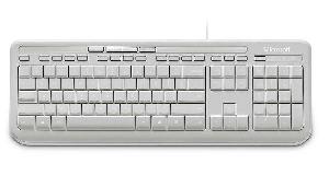Microsoft Wired Keyboard 600 - DE - Verkabelt - USB - Weiß